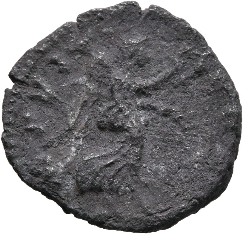 RIC III Marcus Aurelius 287 Marcus Aurelius reverse, Victory, winged, draped, advancing right, holding wreath up in right ...