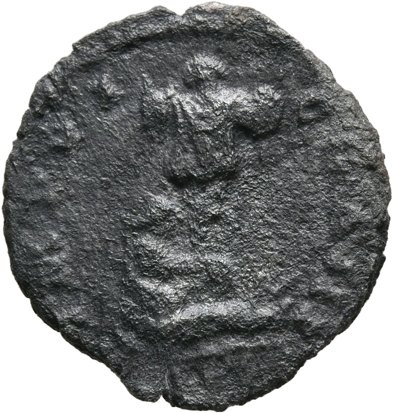 RIC III Marcus Aurelius 289 Marcus Aurelius reverse, German captive, hands bound in front, seated right on ground at troph...