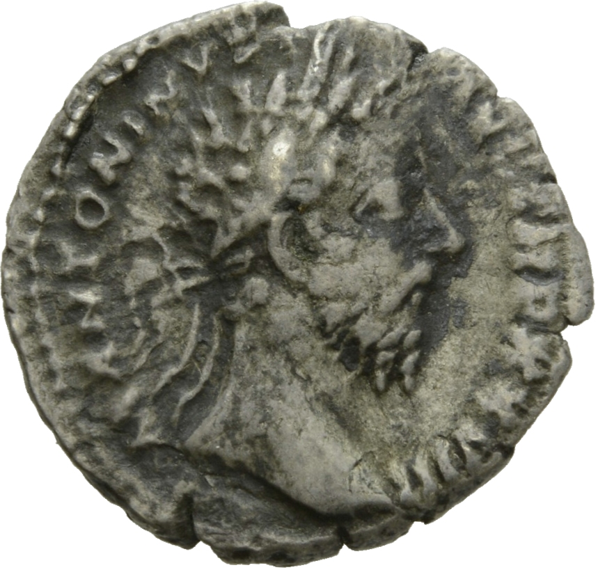 RIC III Marcus Aurelius 292 Marcus Aurelius obverse, Head of Marcus Aurelius, laureate, right