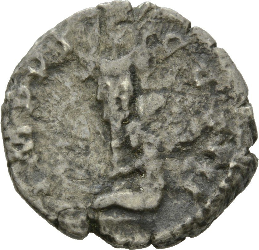 RIC III Marcus Aurelius 292 Marcus Aurelius reverse, German captive, hands bound in front, seated left on ground at trophy...