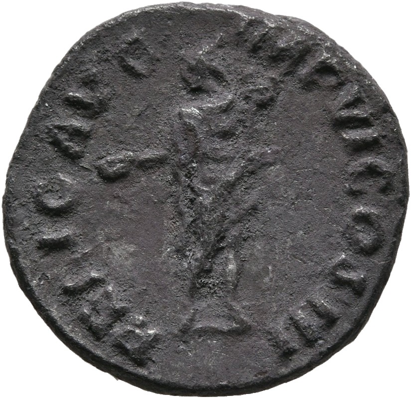RIC III Marcus Aurelius 298 Marcus Aurelius reverse, Mercury, wearing petasus and short cloak, standing front, head left, ...