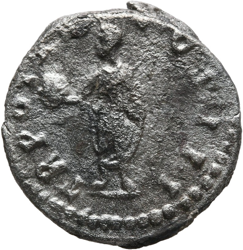 RIC III Marcus Aurelius 31 Marcus Aurelius reverse, Marcus Aurelius, togate, standing left, holding globe on extended righ...