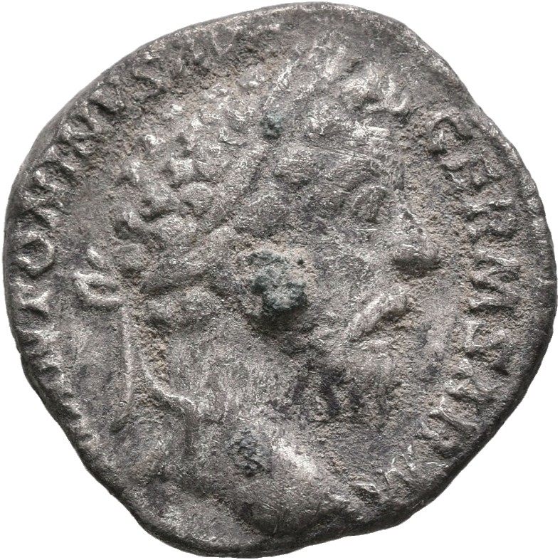 RIC III Marcus Aurelius 356 Marcus Aurelius obverse, Head of Marcus Aurelius, laureate, right