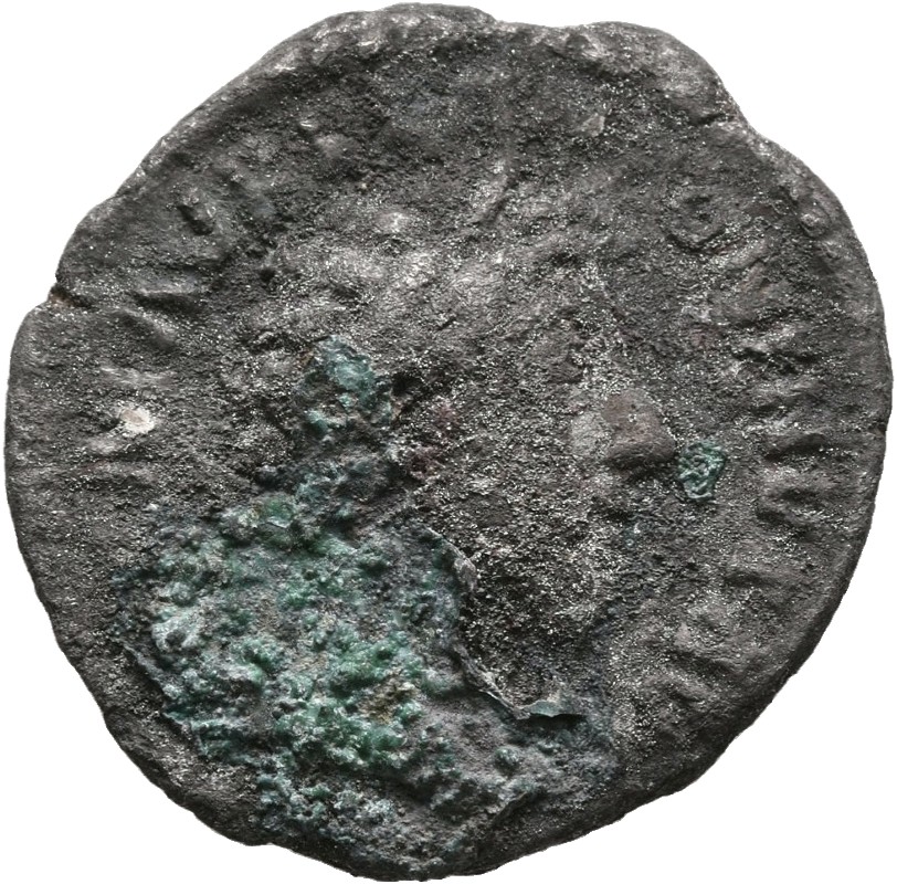 RIC III Marcus Aurelius 37 Marcus Aurelius obverse, Head of Marcus Aurelius, laureate, right