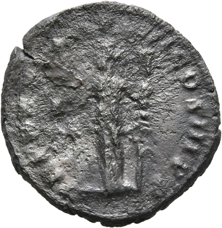 RIC III Marcus Aurelius 374 Marcus Aurelius reverse, Fides, standing left, holding globe in right hand and aquila in left ...