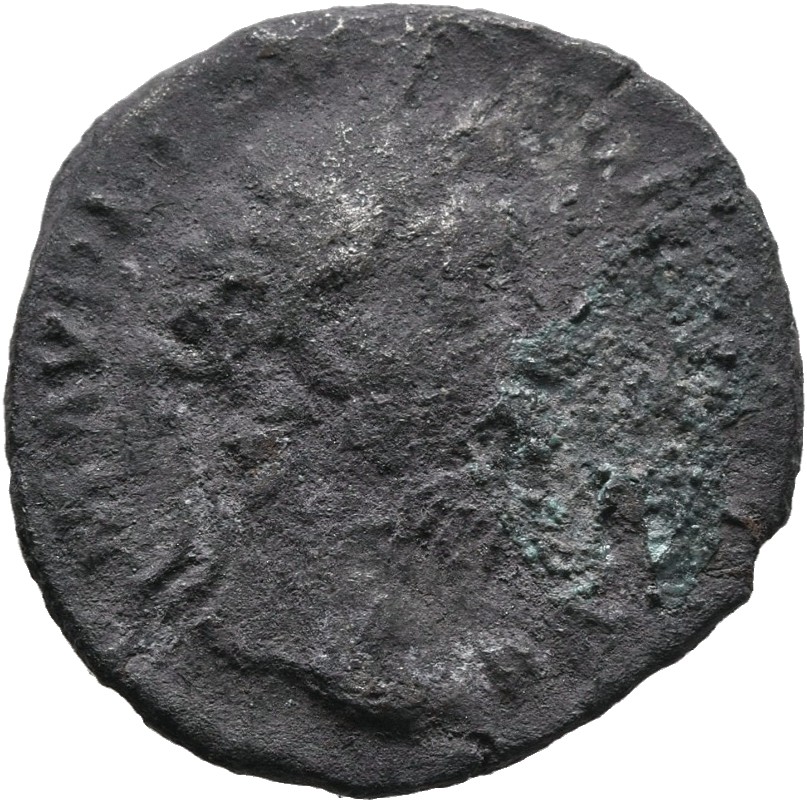 RIC III Marcus Aurelius 399 Marcus Aurelius obverse, Head of Marcus Aurelius, laureate, right