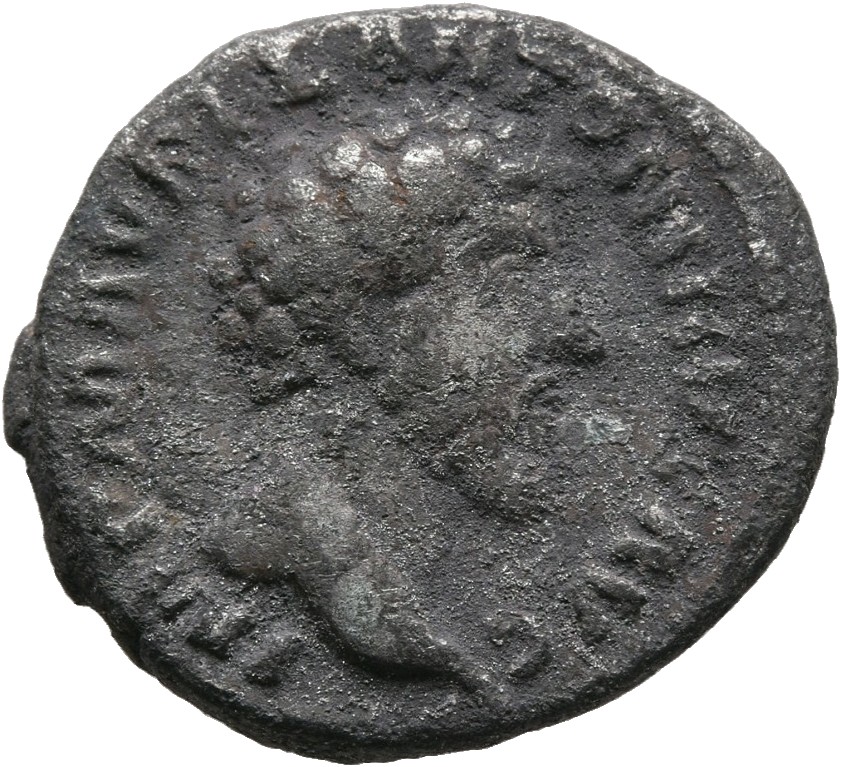 RIC III Marcus Aurelius 40 Marcus Aurelius obverse, Head of Marcus Aurelius, bare, right