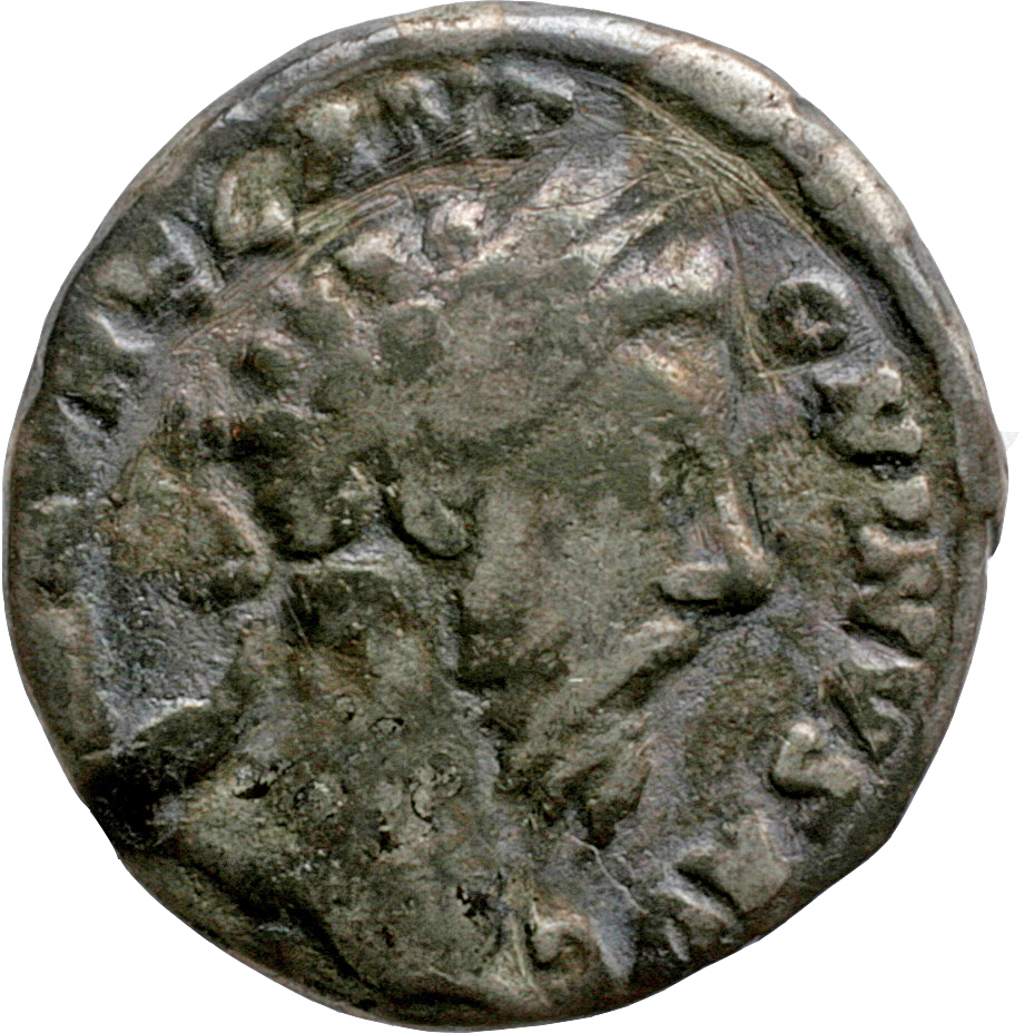 RIC III Marcus Aurelius 406 Marcus Aurelius obverse, Head of Marcus Aurelius, laureate, right