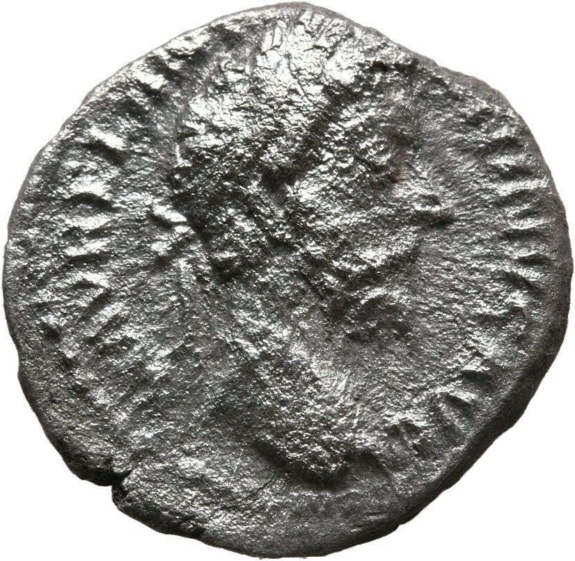 RIC III Marcus Aurelius 406 Marcus Aurelius obverse, Head of Marcus Aurelius, laureate, right