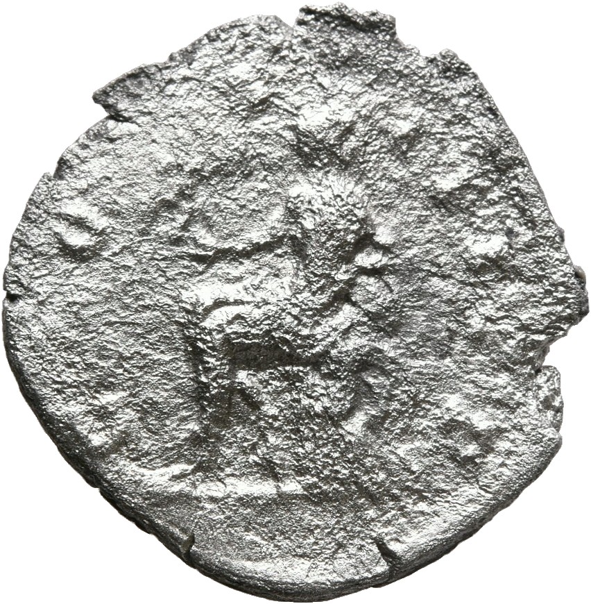 RIC III Marcus Aurelius 420 Marcus Aurelius reverse, Roma, helmeted, draped, seated left on cuirass, left foot on helmet, ...
