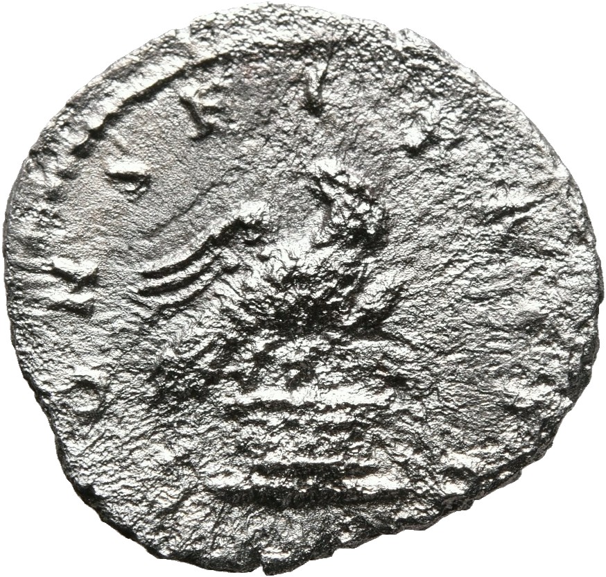 RIC III Marcus Aurelius 430 Marcus Aurelius reverse, Eagle standing right, head left, on altar