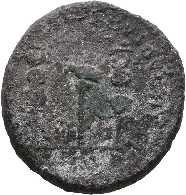 RIC III Marcus Aurelius 443 Marcus Aurelius reverse, Legionary eagle between two standards