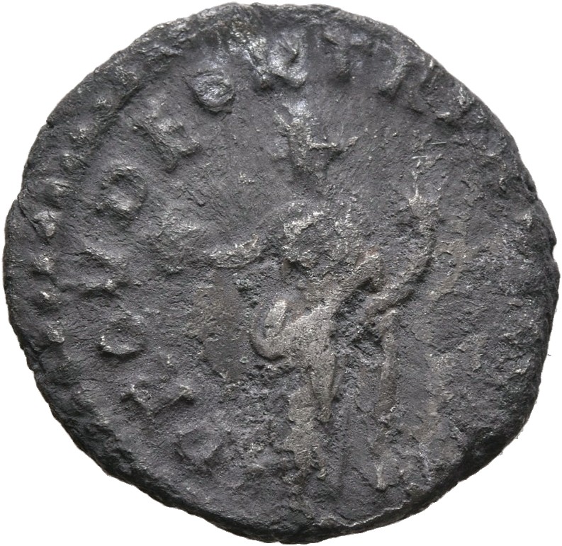 RIC III Marcus Aurelius 48 Marcus Aurelius reverse, Providentia, draped, standing left, holding globe on extended right ha...