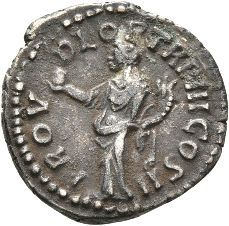 RIC III Marcus Aurelius 491 Marcus Aurelius reverse, Providentia, draped, standing left, holding globe on extended right h...