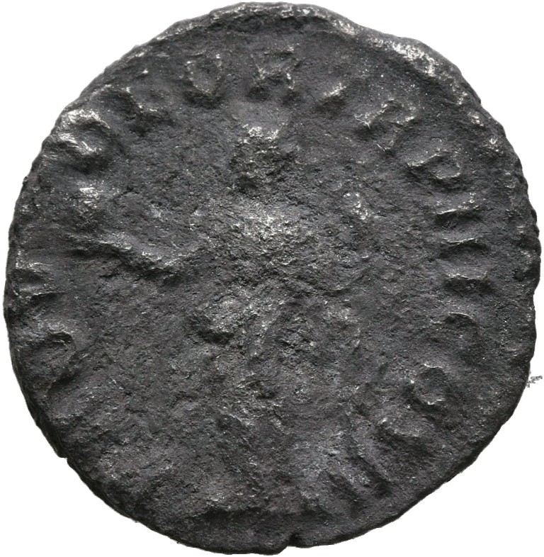 RIC III Marcus Aurelius 491A Marcus Aurelius reverse, Providentia, draped, standing left, holding globe on extended right ...