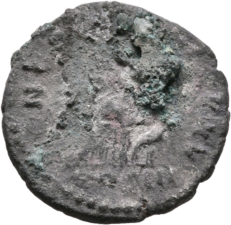 RIC III Marcus Aurelius 5 Marcus Aurelius reverse, Concordia, draped, seated left on low seat, holding patera in extended ...