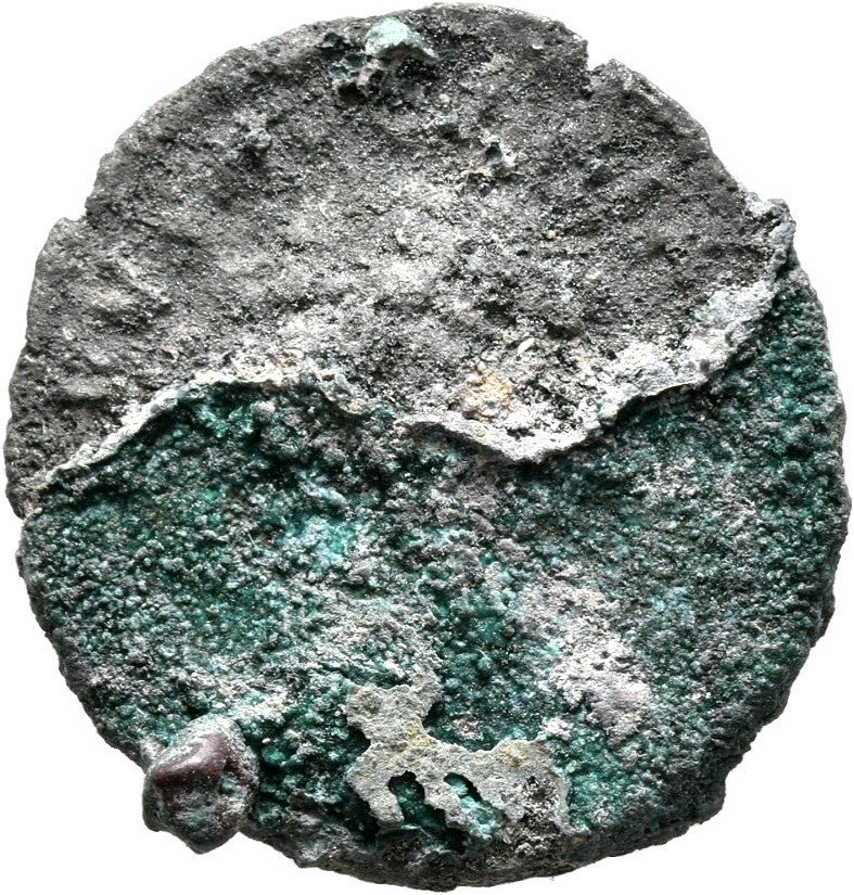 RIC III Marcus Aurelius 501 Marcus Aurelius obverse, Head of Lucius Verus, bare, right