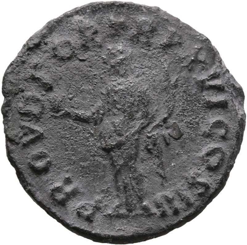 RIC III Marcus Aurelius 51 Marcus Aurelius reverse, Providentia, draped, standing left, holding globe on extended right ha...