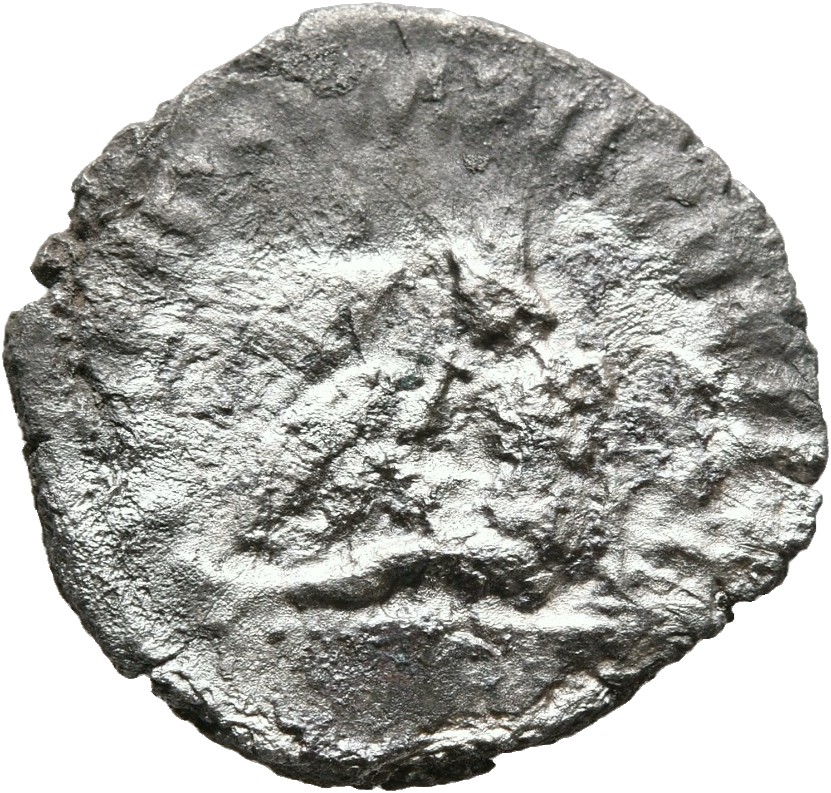 RIC III Marcus Aurelius 526 Marcus Aurelius reverse, Armenia seated left on ground, surrounded by arms, supporting chin wi...