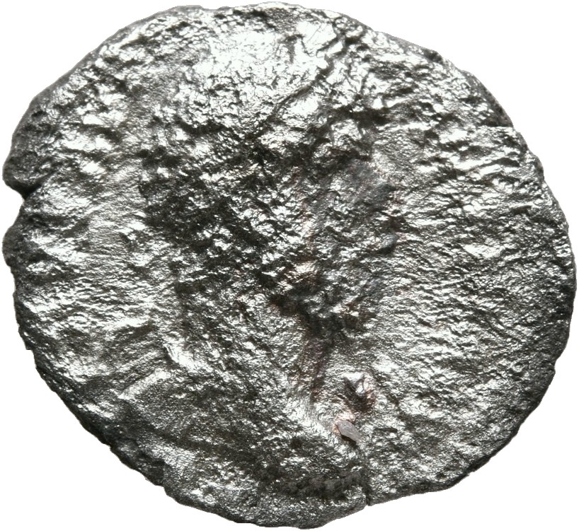 RIC III Marcus Aurelius 537 Marcus Aurelius obverse, Head of Lucius Verus, laureate, right