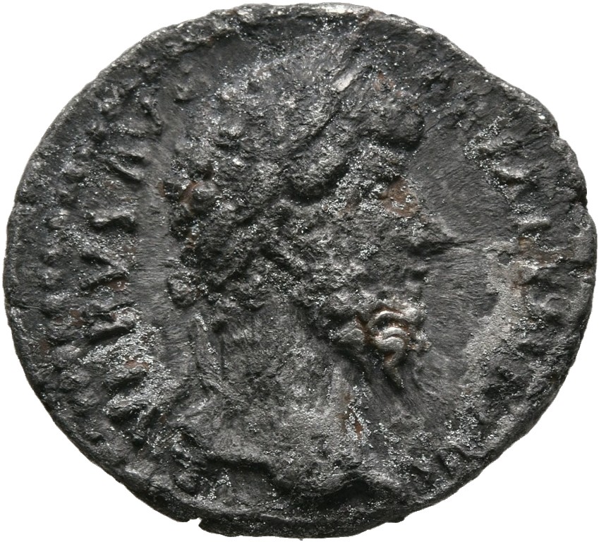RIC III Marcus Aurelius 537 Marcus Aurelius obverse, Head of Lucius Verus, laureate, right