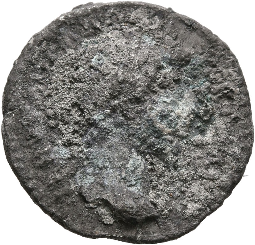 RIC III Marcus Aurelius 540 Marcus Aurelius obverse, Head of Lucius Verus, laureate, right