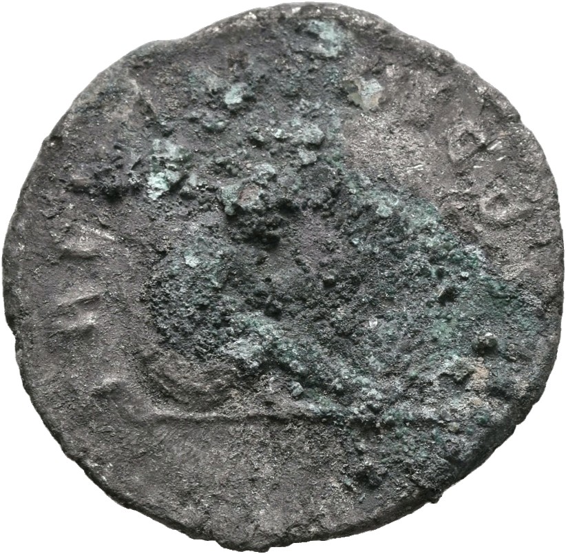 RIC III Marcus Aurelius 540 Marcus Aurelius reverse, Parthian, seated right on ground, hands bound behind back; at feet, q...