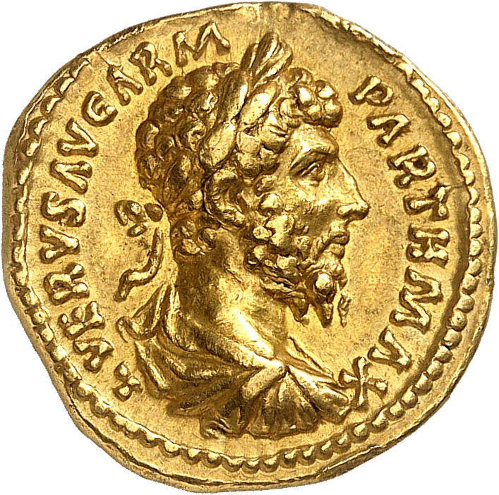 RIC III Marcus Aurelius 551 Marcus Aurelius obverse, Bust of Lucius Verus, laureate, draped, cuirassed, right