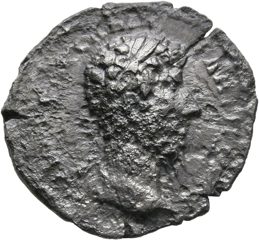 RIC III Marcus Aurelius 560 Marcus Aurelius obverse, Head of Lucius Verus, laureate, right