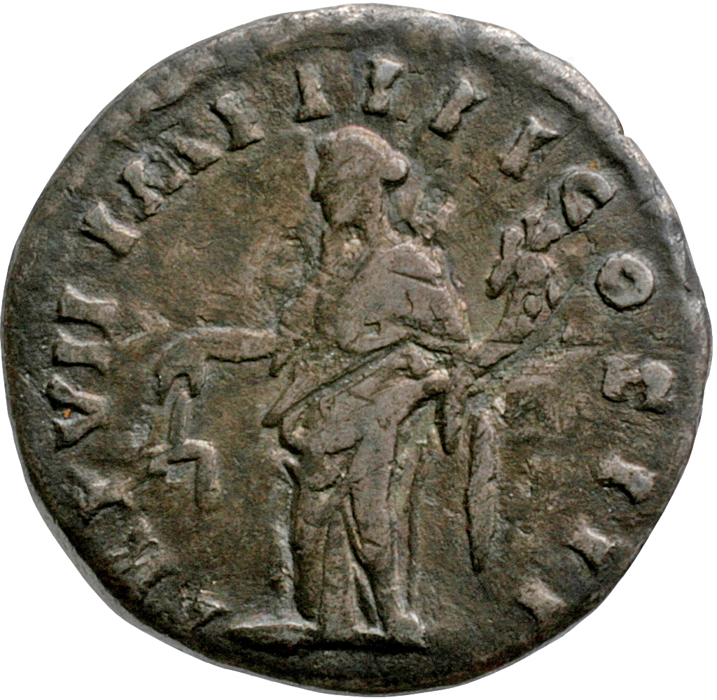 RIC III Marcus Aurelius 576 Marcus Aurelius reverse, Aequitas, draped, standing front, head left, holding scales in extend...