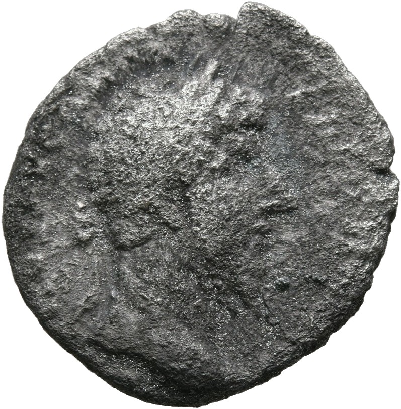Marcus Aurelius obverse — Head of Lucius Verus, laureate, right