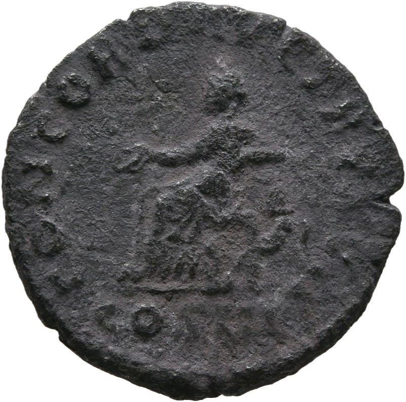 RIC III Marcus Aurelius 64 Marcus Aurelius reverse, Concordia, draped, seated left on low seat, holding patera in extended...