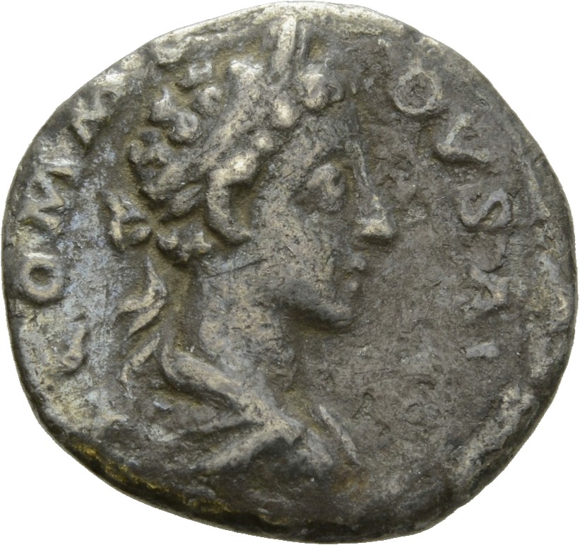 RIC III Marcus Aurelius 654 Marcus Aurelius obverse, Bust of Commodus, laureate, draped, cuirassed, right