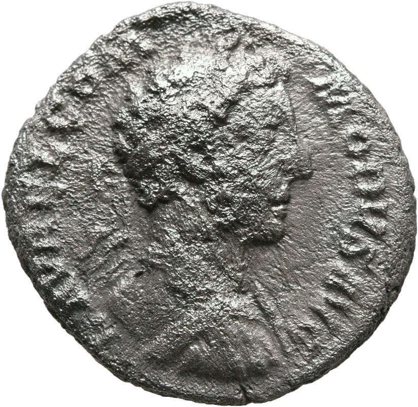 RIC III Marcus Aurelius 661 Marcus Aurelius obverse, Bust of Commodus, laureaate, draped, [cuirassed], right