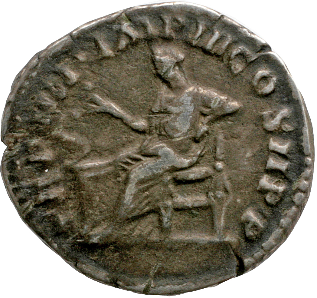 RIC III Marcus Aurelius 663 Marcus Aurelius reverse, Salus, draped, seated left on low seat, feeding from patera in right ...