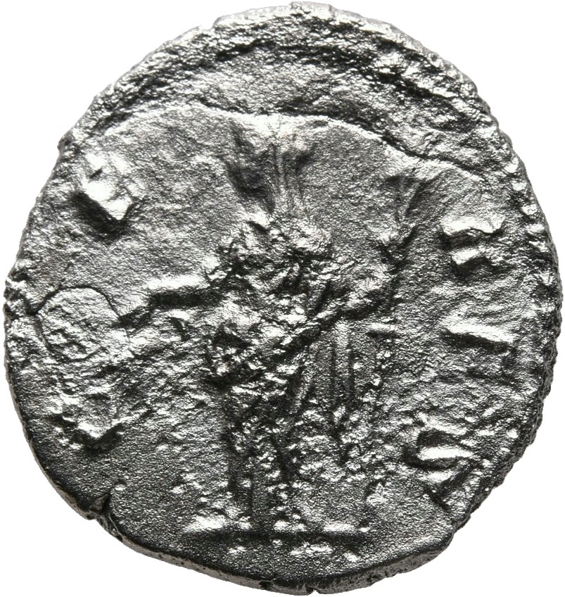 RIC III Marcus Aurelius 668 Marcus Aurelius reverse, Ceres, draped, standing left, holding two corn-ears in right hand and...