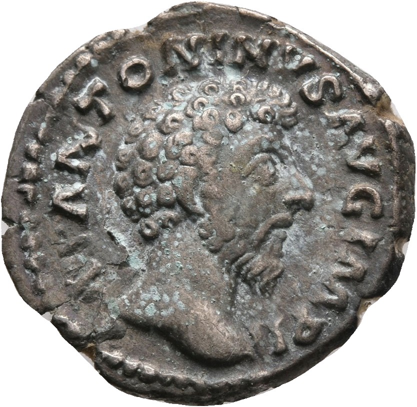 RIC III Marcus Aurelius 67 Marcus Aurelius obverse, Head of Marcus Aurelius, bare, right