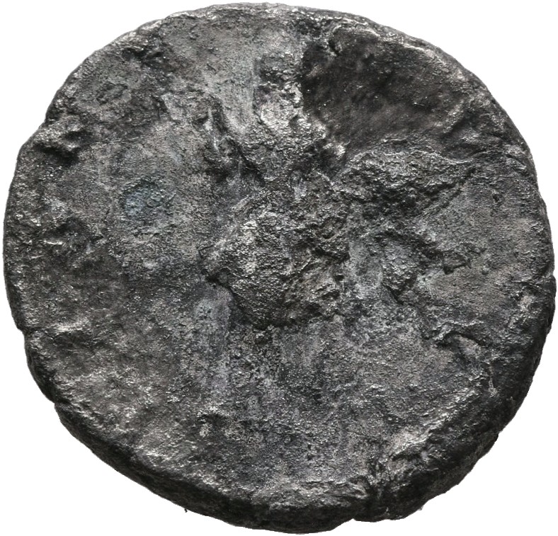 RIC III Marcus Aurelius 674 Marcus Aurelius reverse, Diana, draped, standing left, holding long lighted torch in both hand...