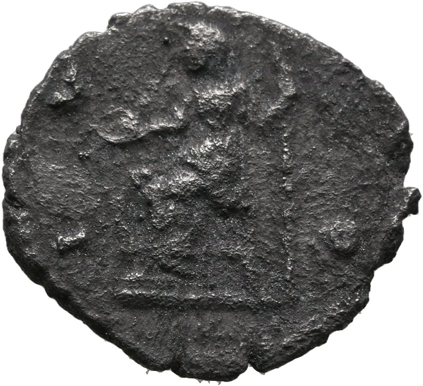RIC III Marcus Aurelius 690 Marcus Aurelius reverse, Juno, draped, seated left on low seat, holding patera in extended rig...