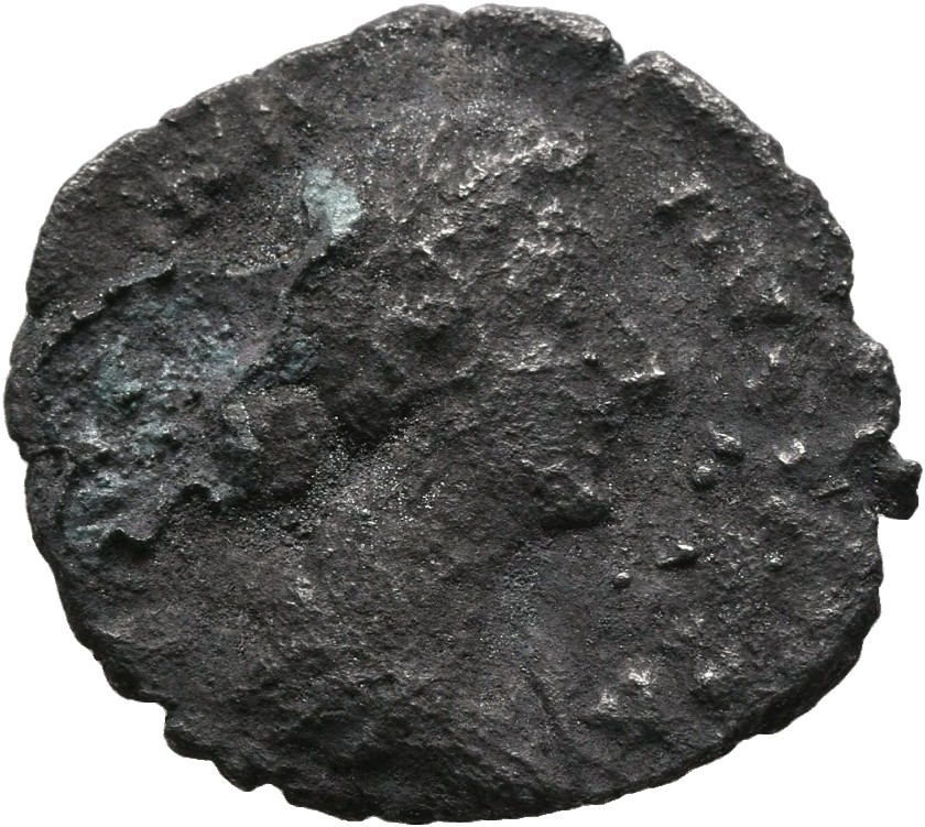 RIC III Marcus Aurelius 690 Marcus Aurelius obverse, Bust of Faustina the Younger, bare-headed, hair waved and fastened in...