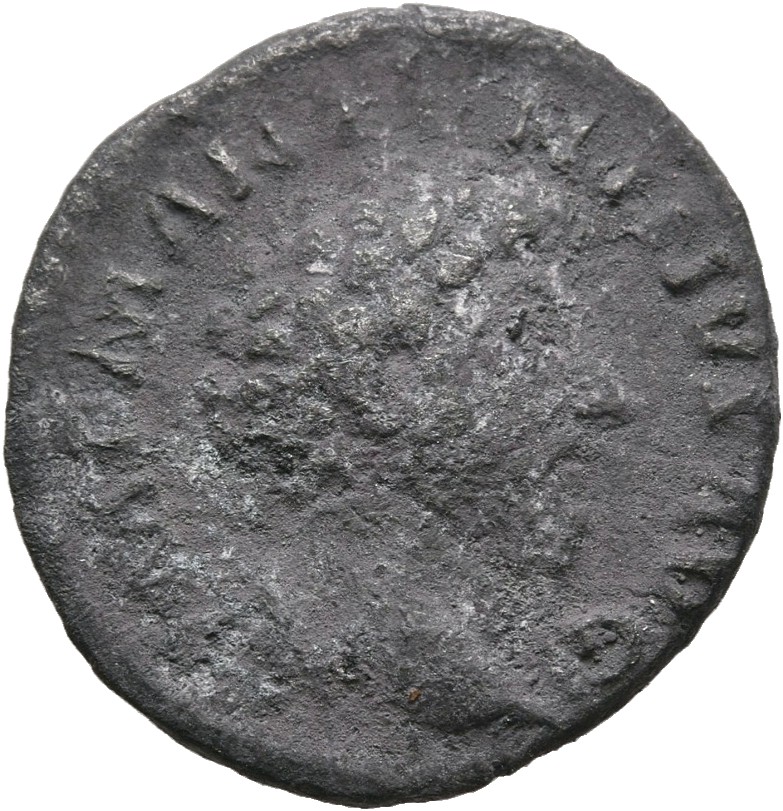 RIC III Marcus Aurelius 70 Marcus Aurelius obverse, Head of Marcus Aurelius, bare, right