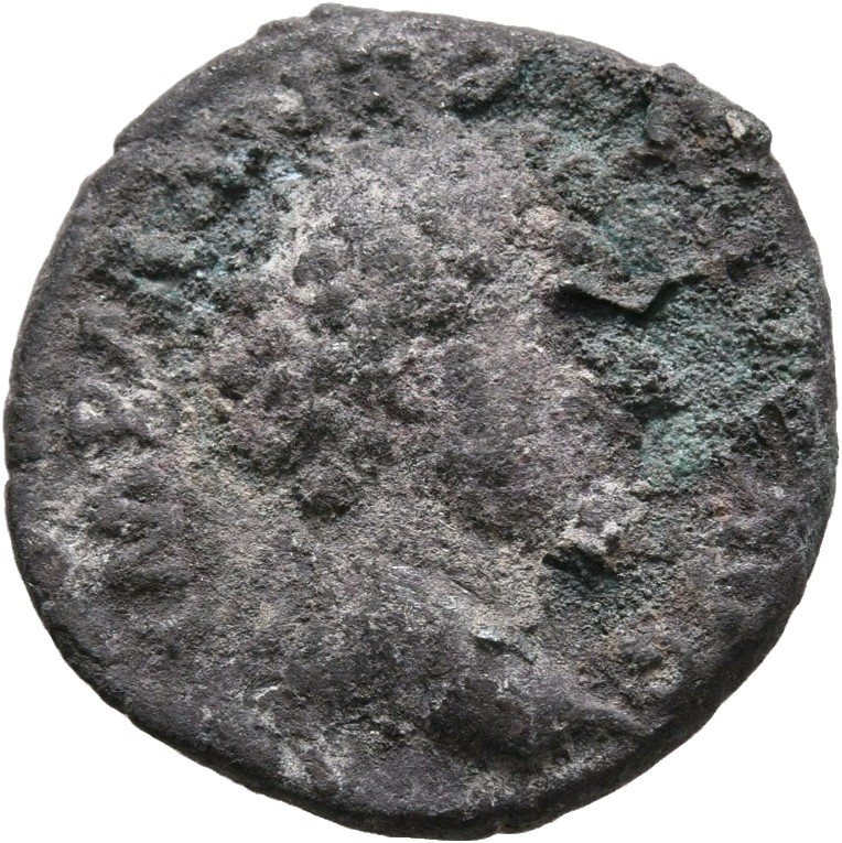 RIC III Marcus Aurelius 70 Marcus Aurelius obverse, Head of Marcus Aurelius, bare, right