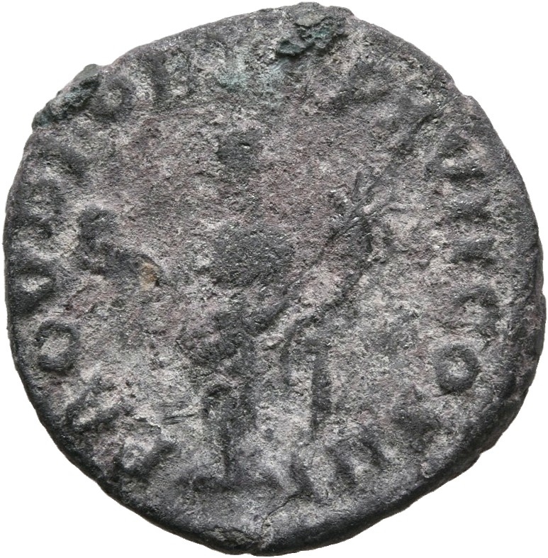 RIC III Marcus Aurelius 70 Marcus Aurelius reverse, Providentia, draped, standing left, holding globe on extended right ha...