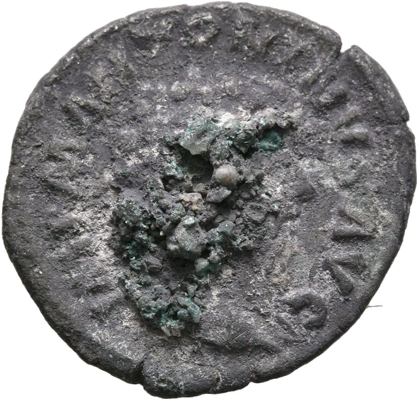 RIC III Marcus Aurelius 71 Marcus Aurelius obverse, Head of Marcus Aurelius, bare, drapery on left shoulder, right
