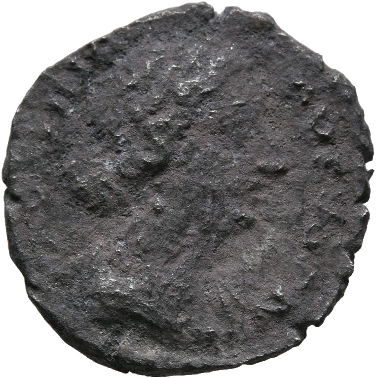 RIC III Marcus Aurelius 715 Marcus Aurelius obverse, Bust of Faustina the Younger, bare-headed, hair waved and fastened in...