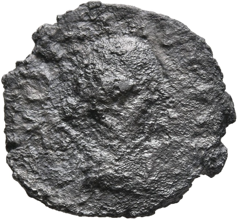 RIC III Marcus Aurelius 728 Marcus Aurelius obverse, Bust of Faustina the Younger, bare-headed, hair waved and fastened in...