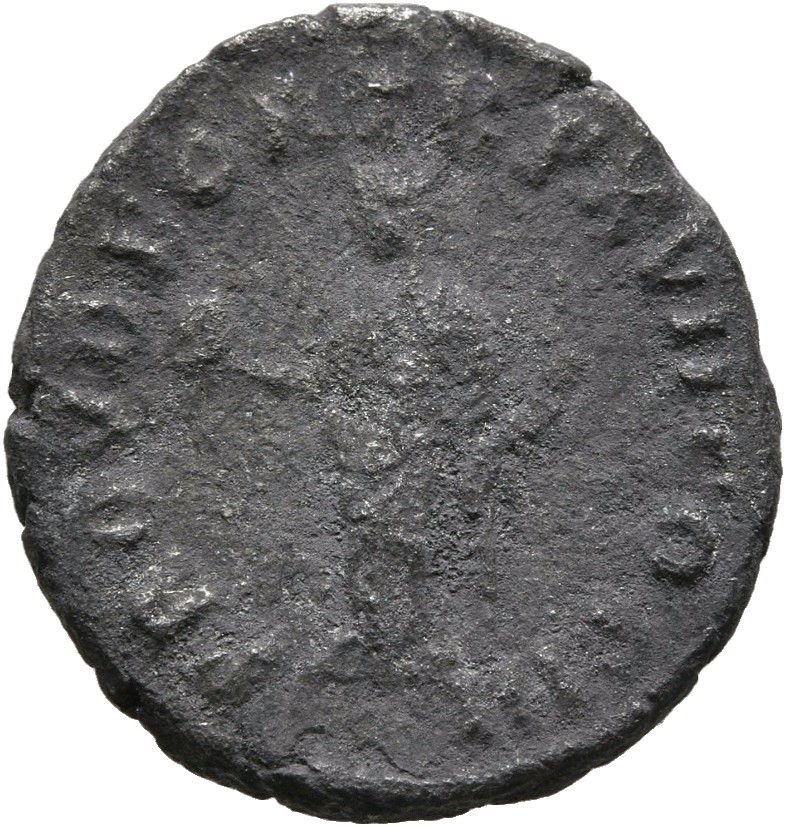 RIC III Marcus Aurelius 73 Marcus Aurelius reverse, Providentia, draped, standing left, holding globe on extended right ha...