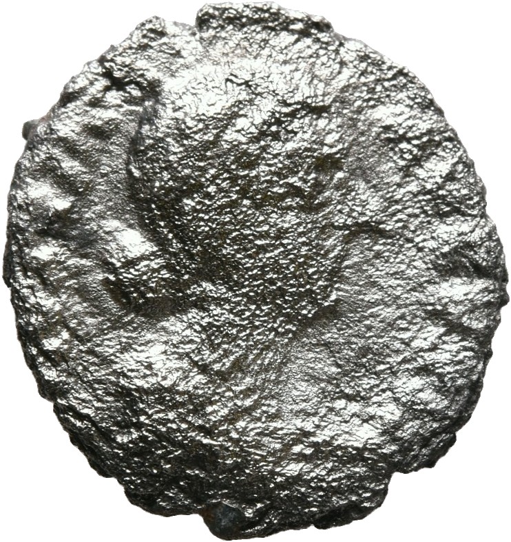 RIC III Marcus Aurelius 737 Marcus Aurelius obverse, Bust of Faustina the Younger, bare-headed, hair waved and fastened in...