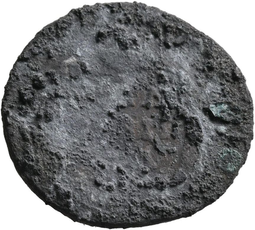 RIC III Marcus Aurelius 791 Marcus Aurelius reverse, Laurel-wreath with legend in three lines inside