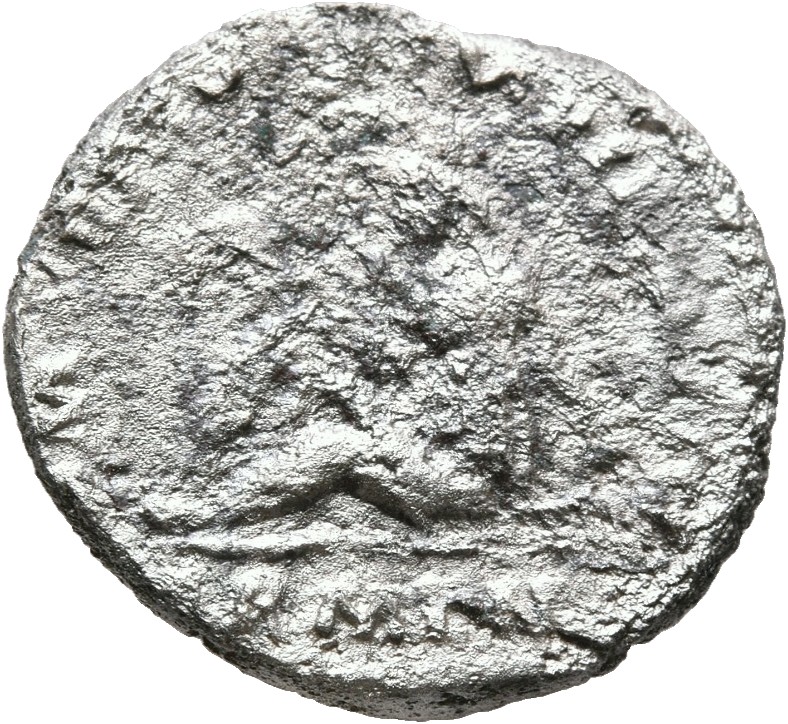 RIC III Marcus Aurelius 80 Marcus Aurelius reverse, Armenia, seated left on ground in mournful attitude; before her, vexil...